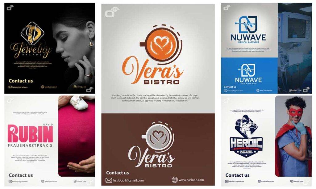 Custom Logo Design set