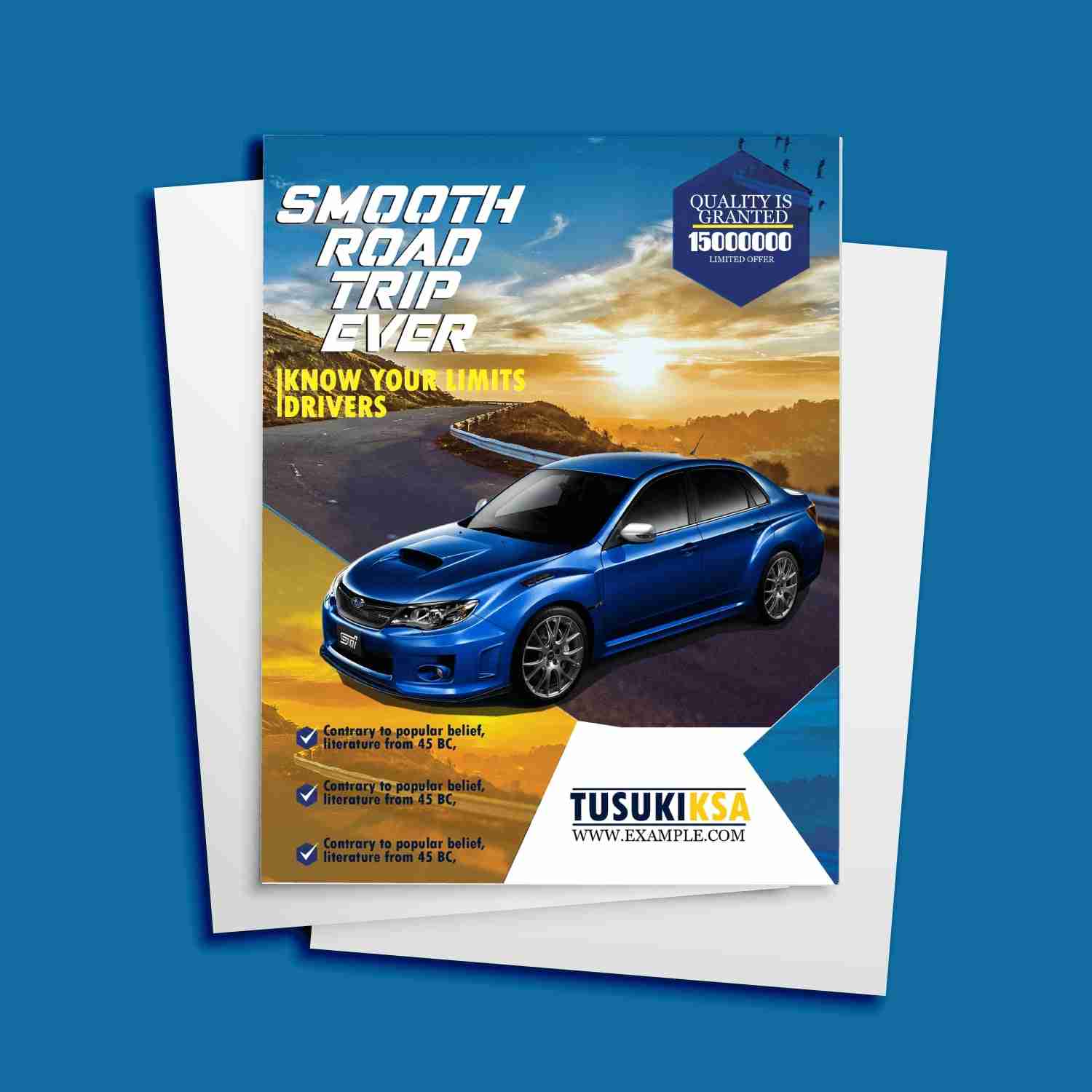 Brand identity flyers (2)